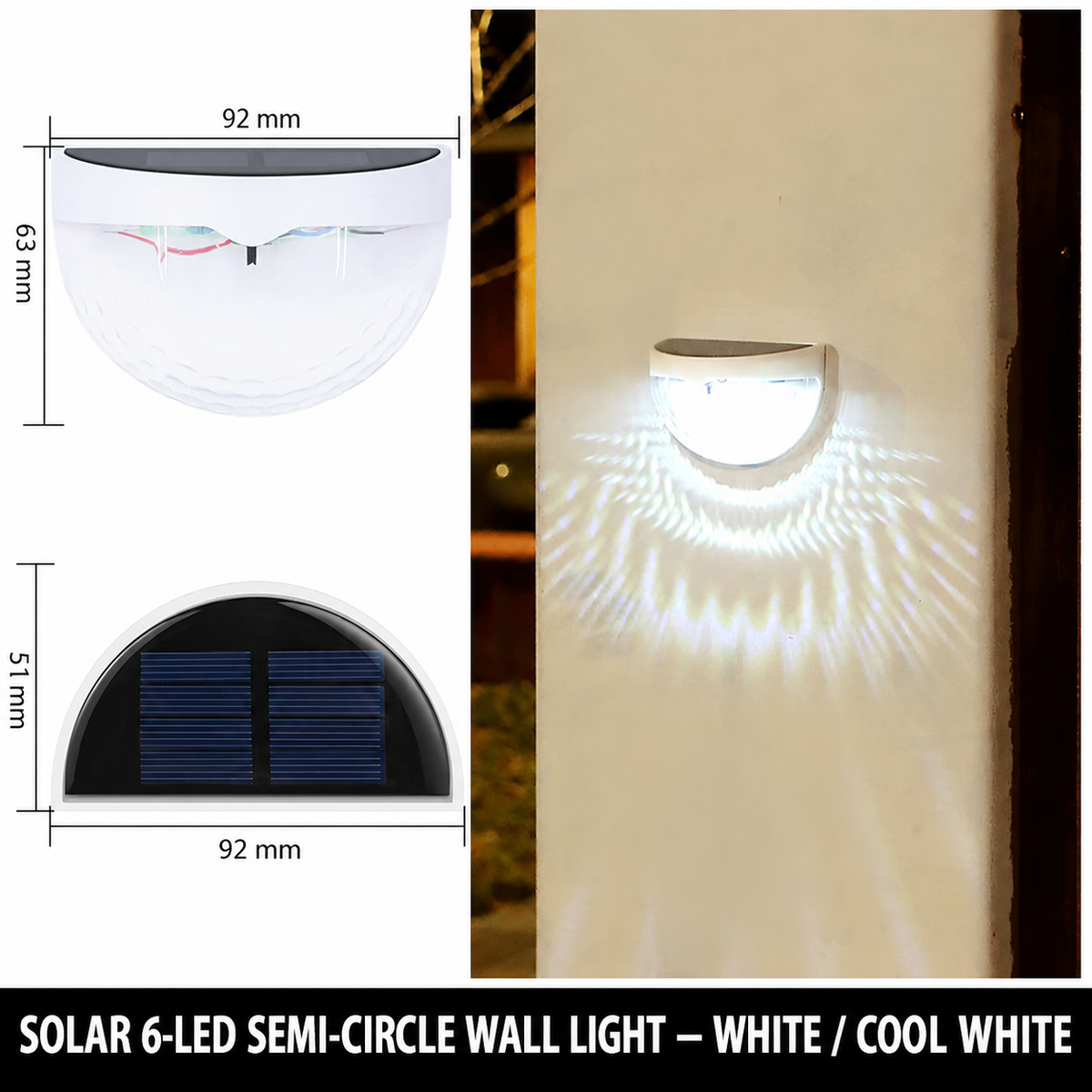 Solar Shadow Pattern Wall Light