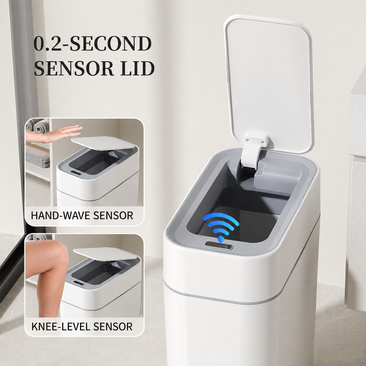 Automatic Bag-Fitting Sensor Bin
