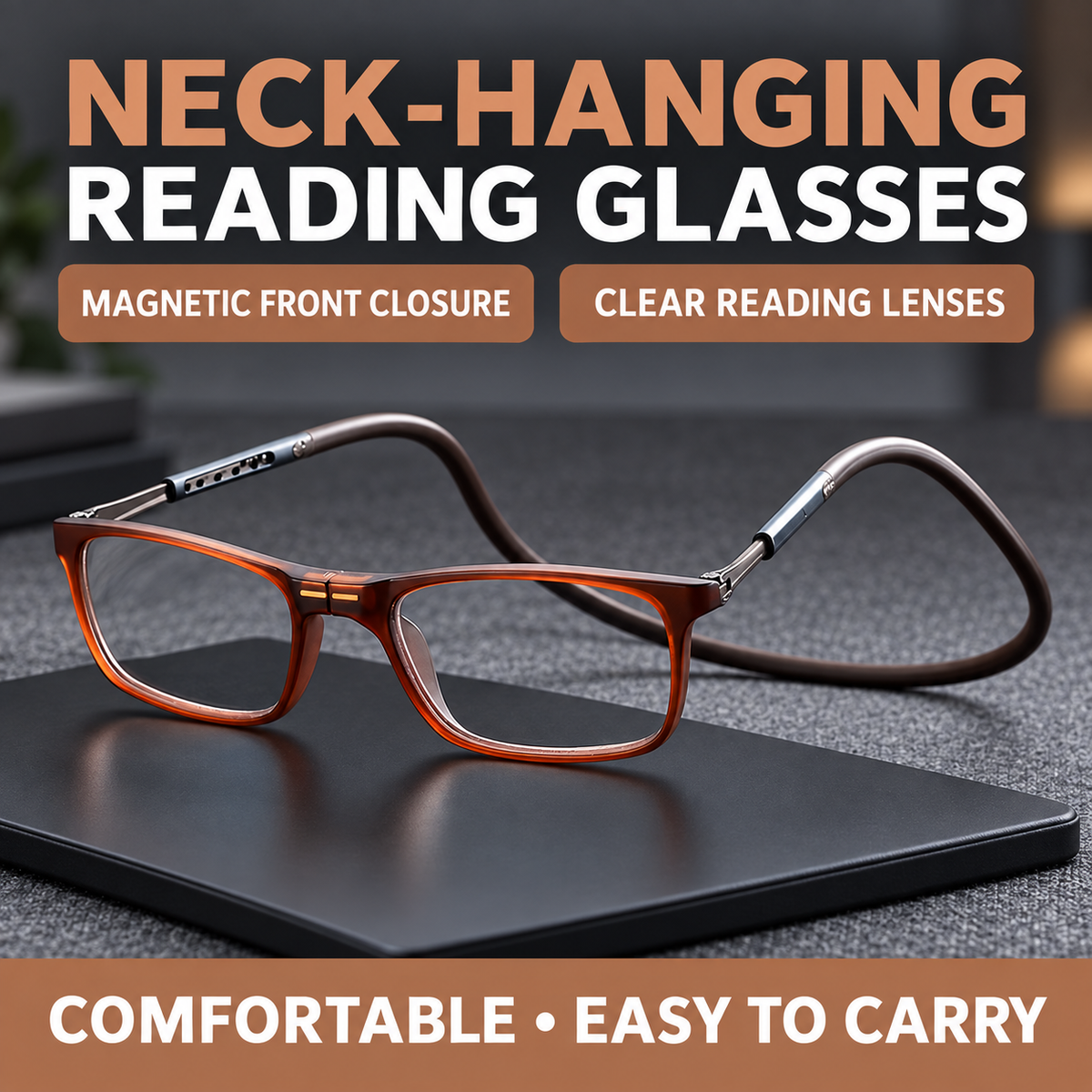 Magnetic Neck-Hanging Reading Glasses