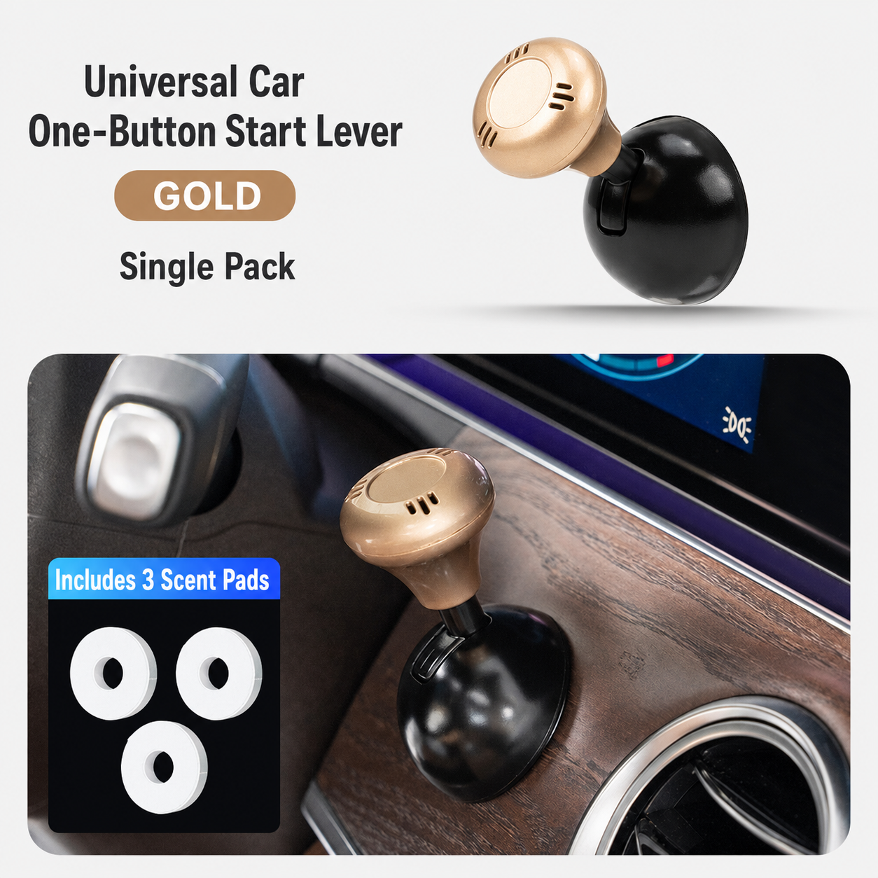 Universal Car Start Button Lever
