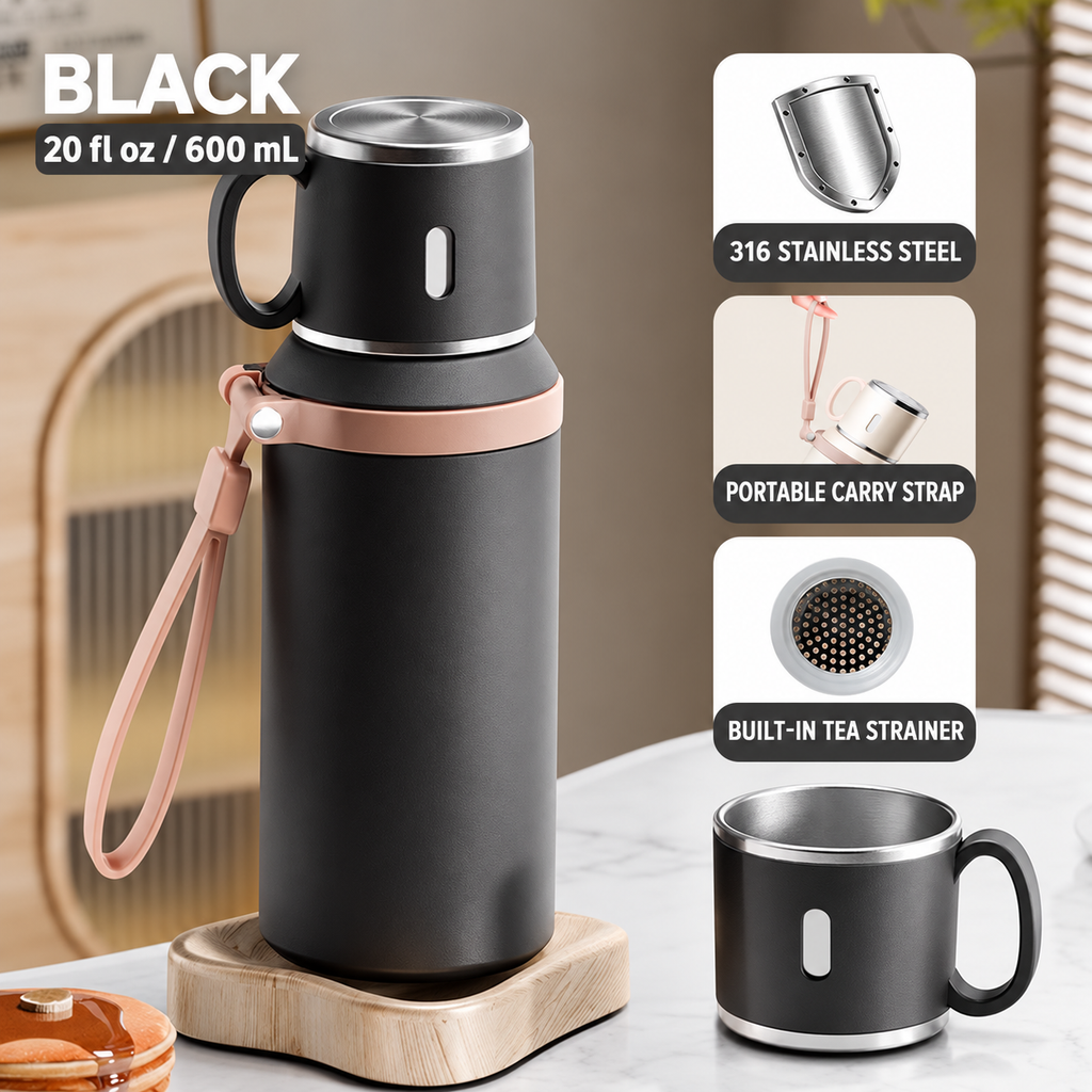 Stainless Steel Bottle with Cup