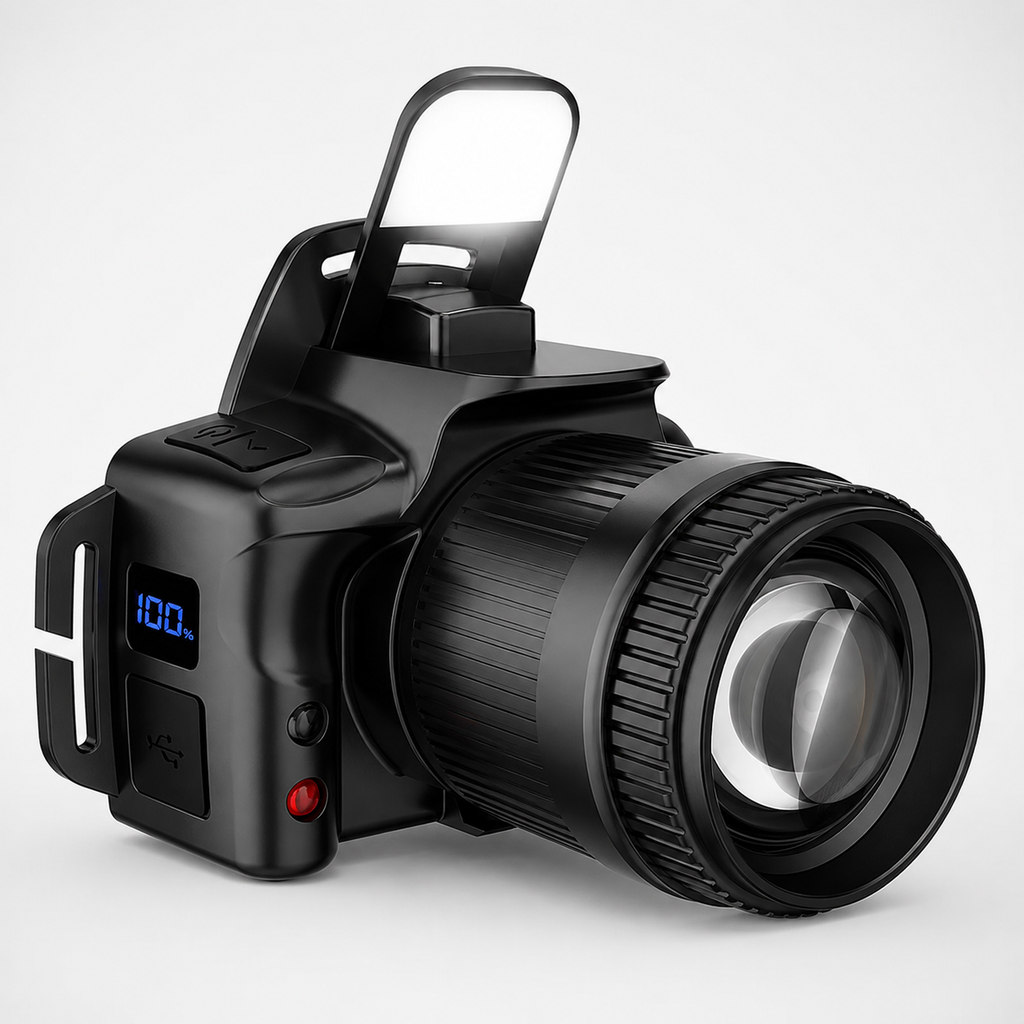 Rechargeable Zoom Sensor Headlamp