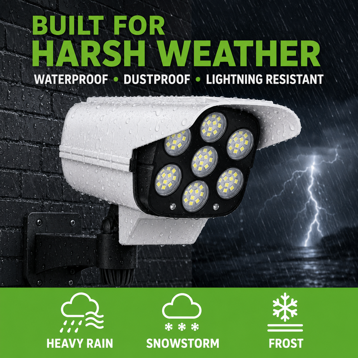 Solar Motion Sensor Security Light