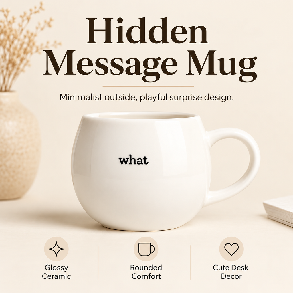 Funny “What” Ceramic Coffee Mug