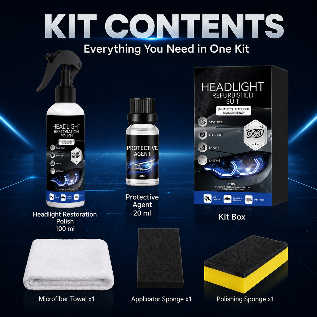 Headlight Restoration & Polish Kit