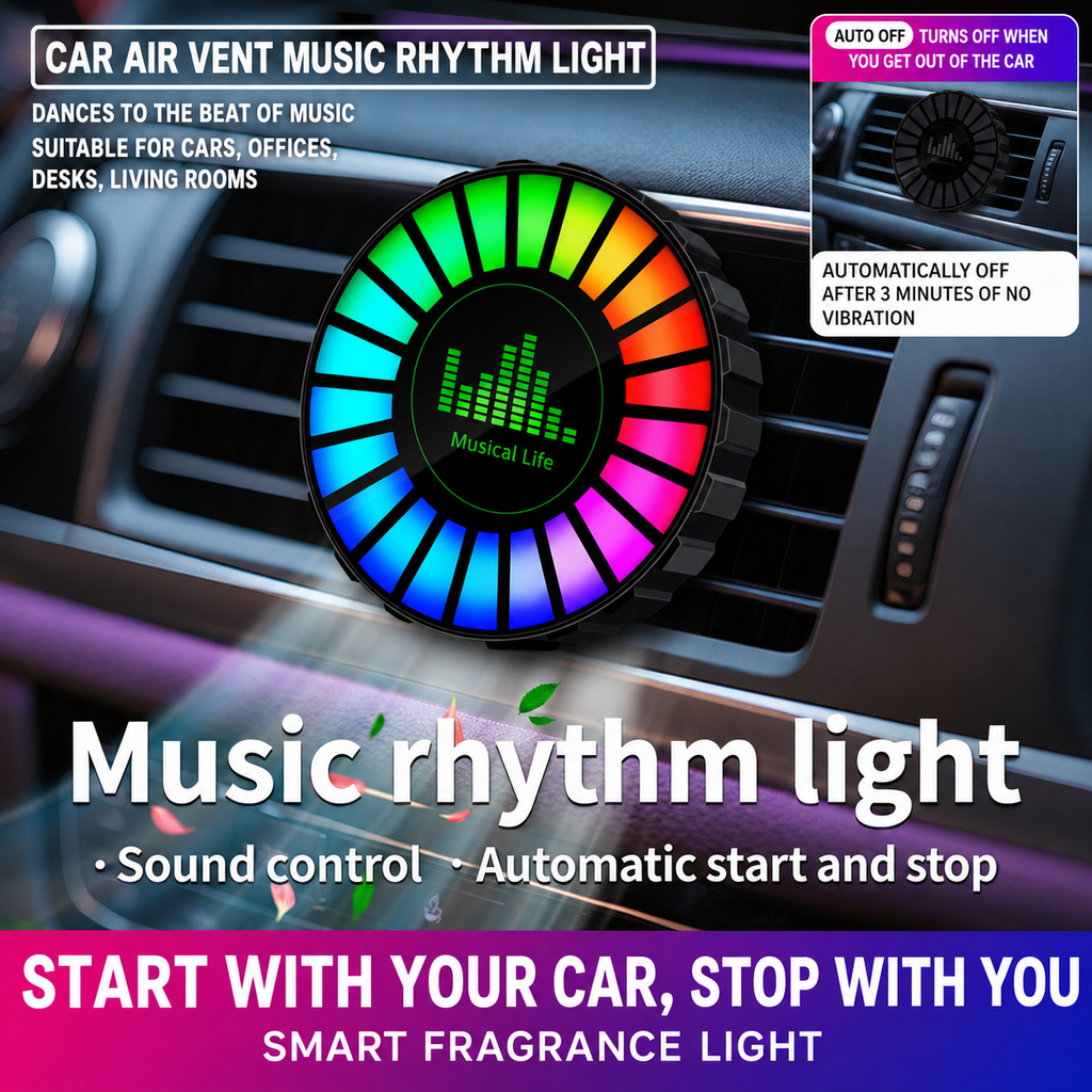 Car Music Rhythm Vent Light