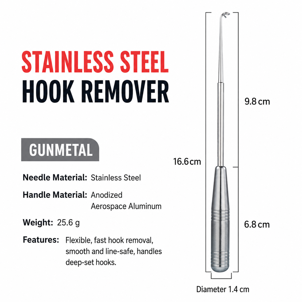 Deep-Reach Fishing Hook Remover
