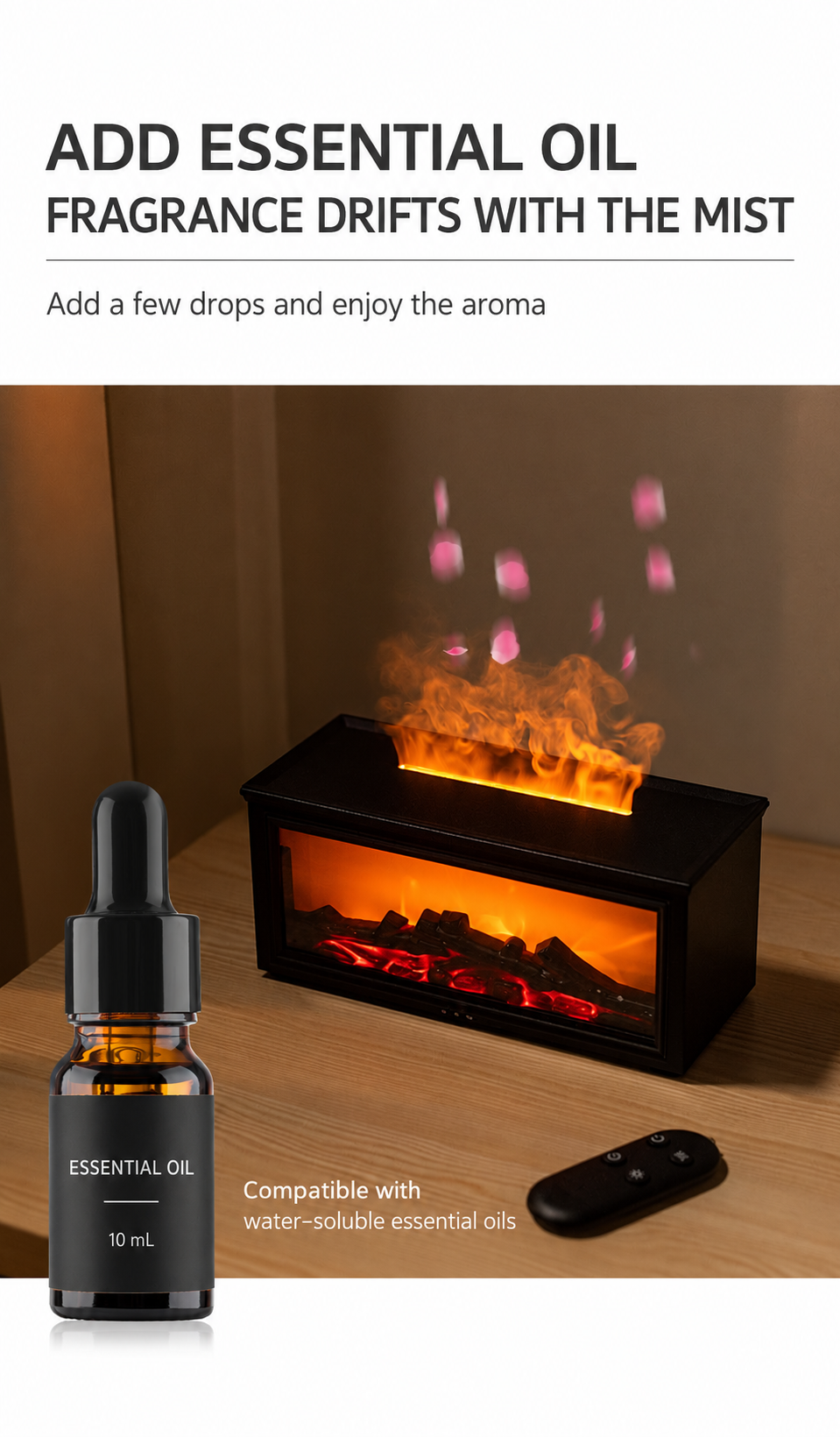 Fireplace Flame Aroma Diffuser