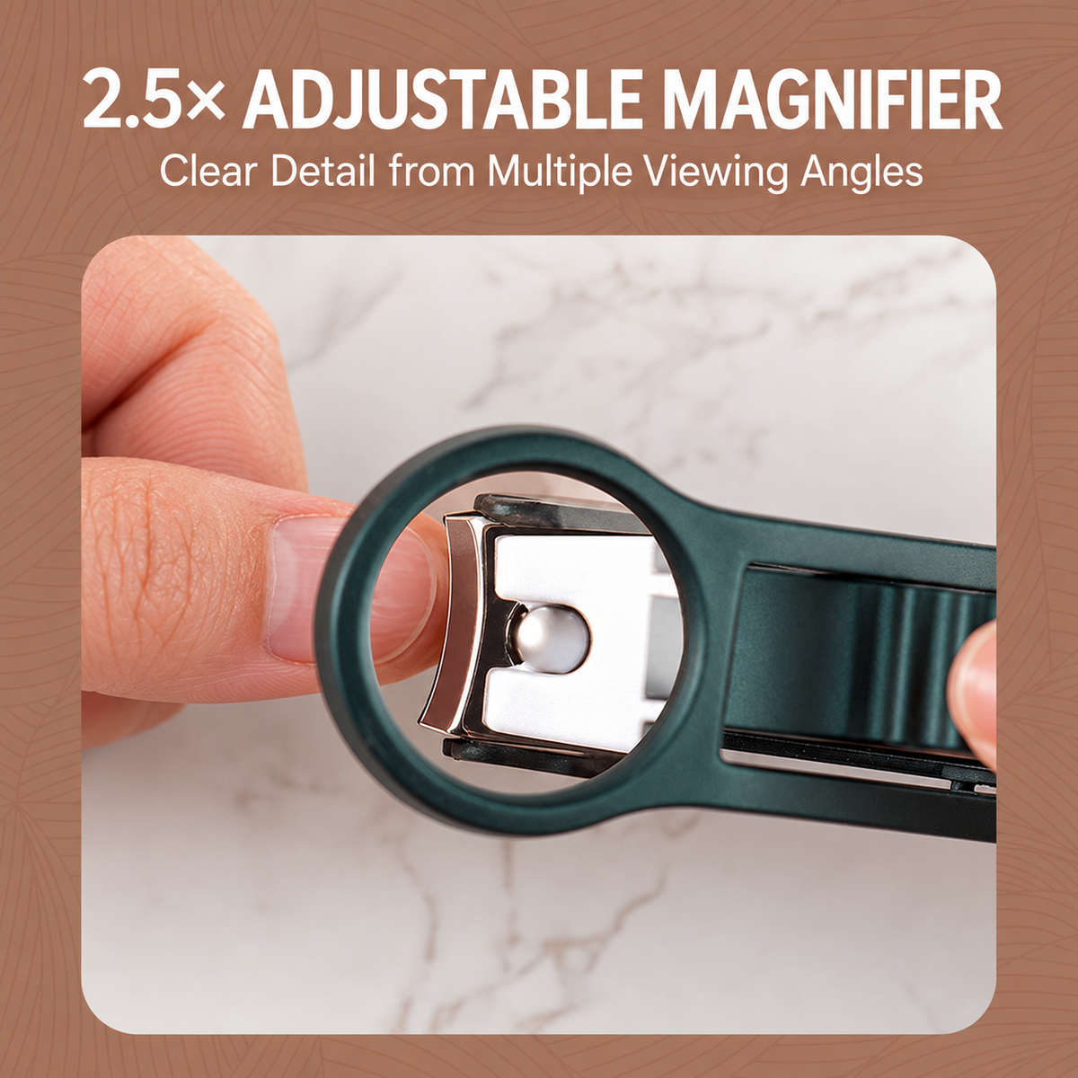 Adjustable Magnifier Nail Clipper