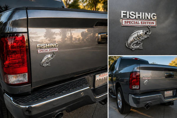 Premium 3D Fishing Badge