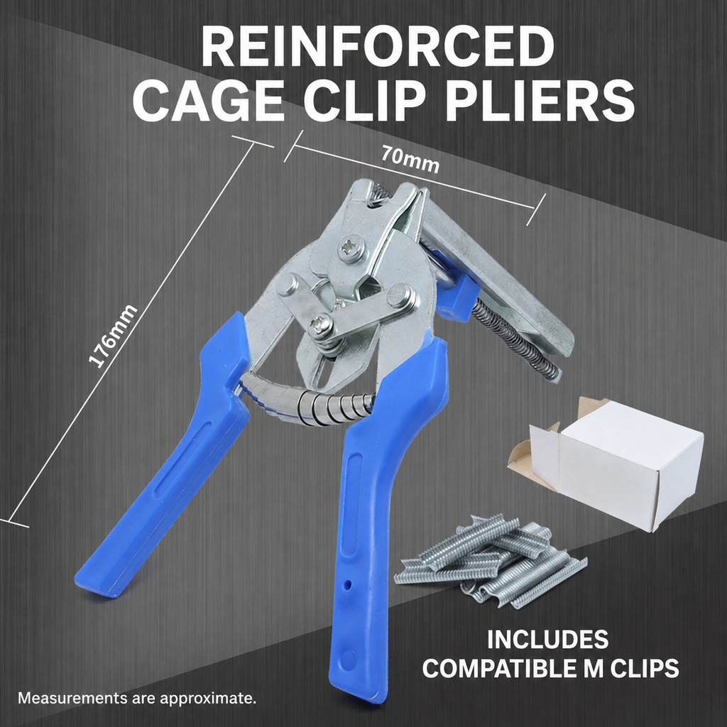 Cage Clip Pliers with M Clips