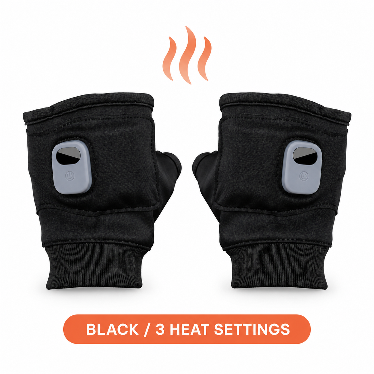 Rechargeable Heated Fingerless Gloves