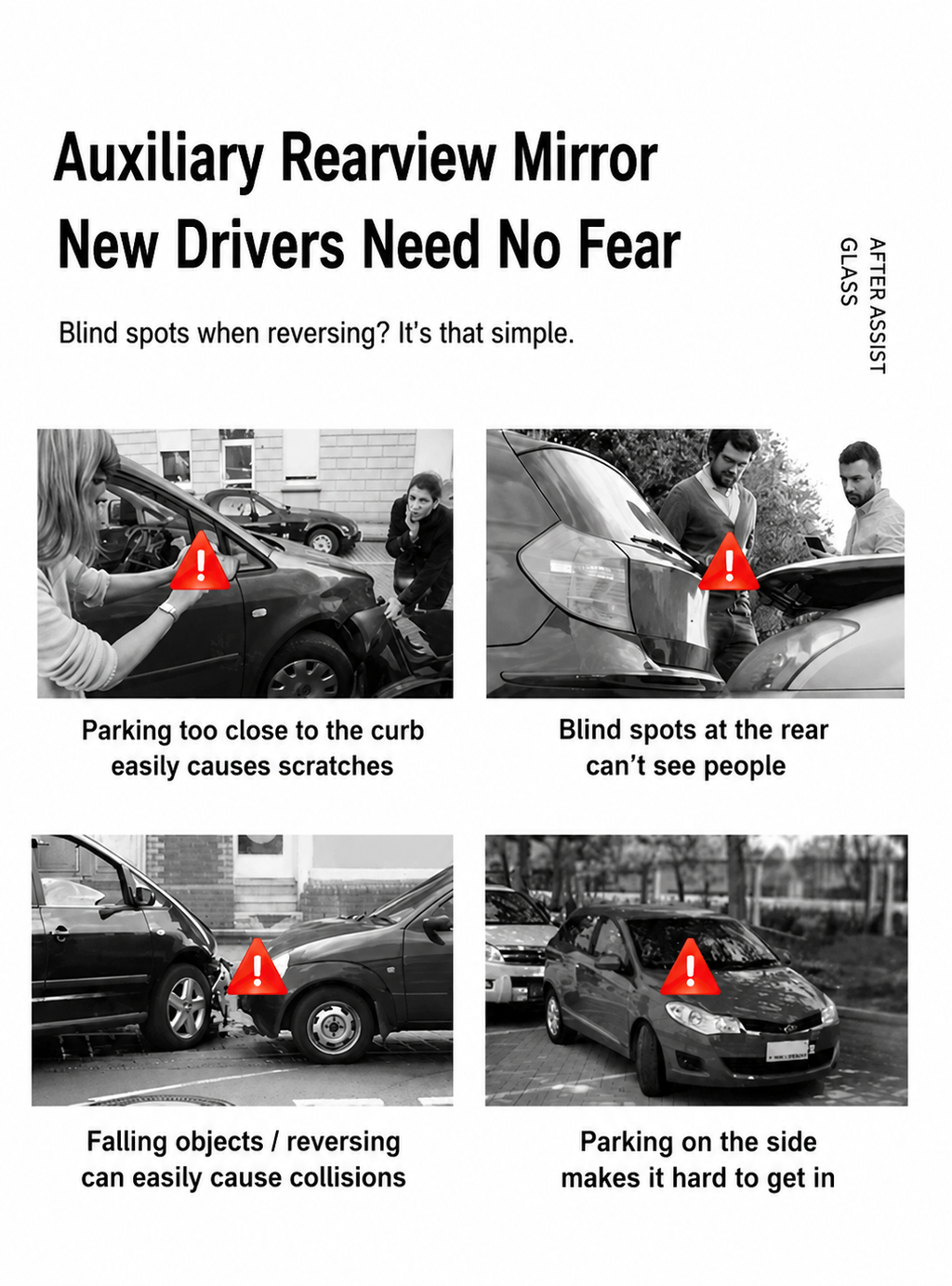 360° Blind Spot Assist Mirror For Safer Driving