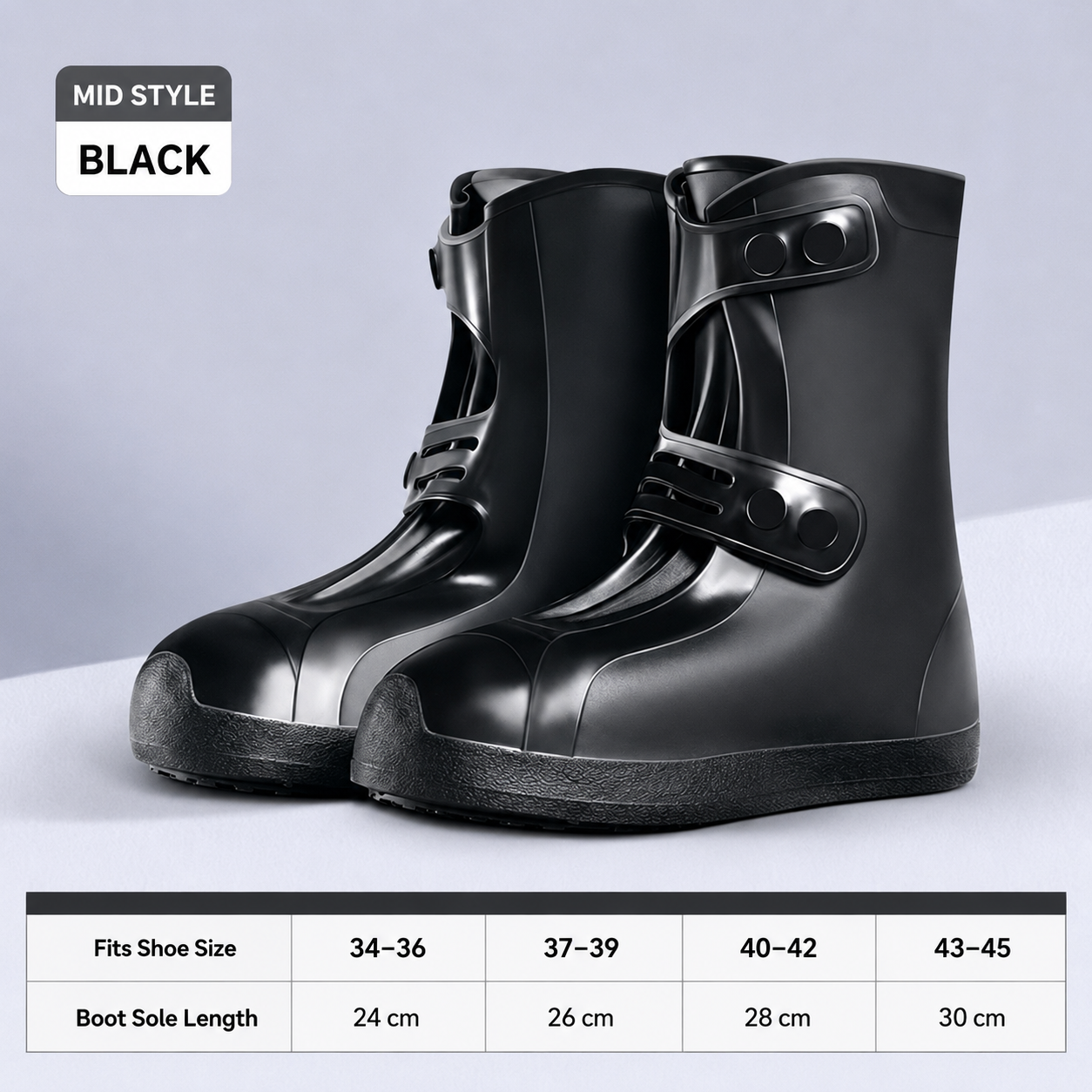 Waterproof Overshoe Rain Boots