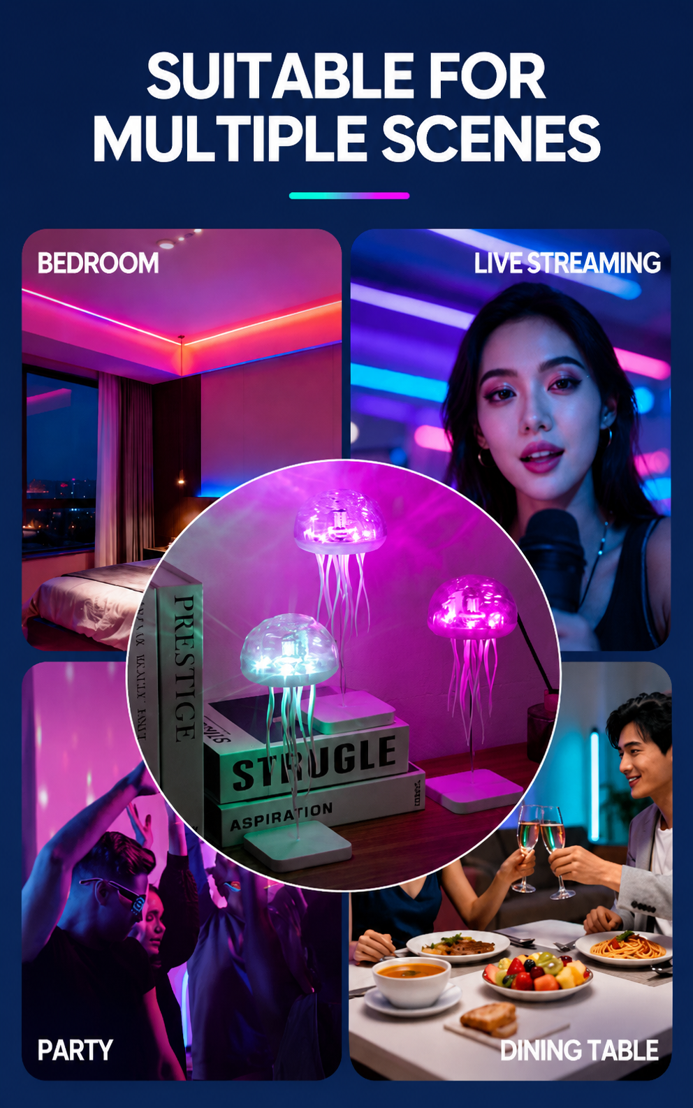 Jellyfish Ambient Light Lamp