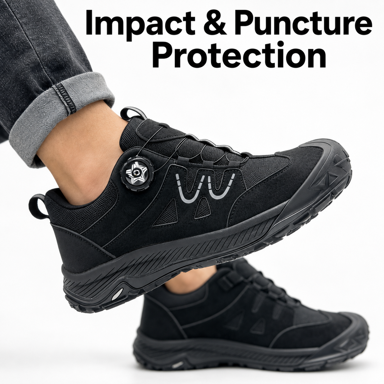 Quick-Dial Protective Work Shoes
