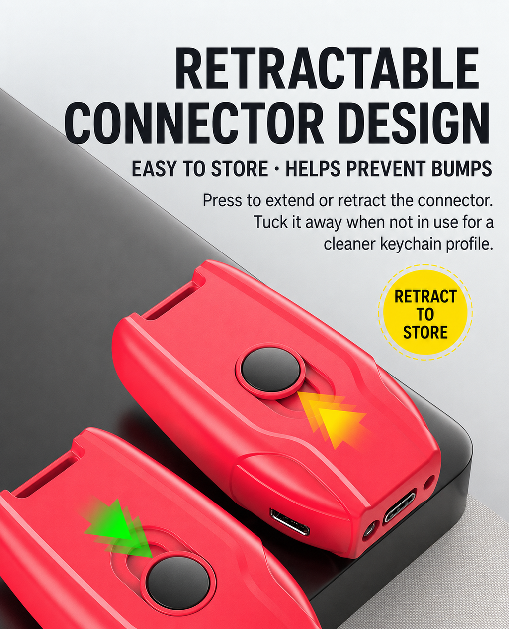 Rechargeable Keychain Light & Pointer