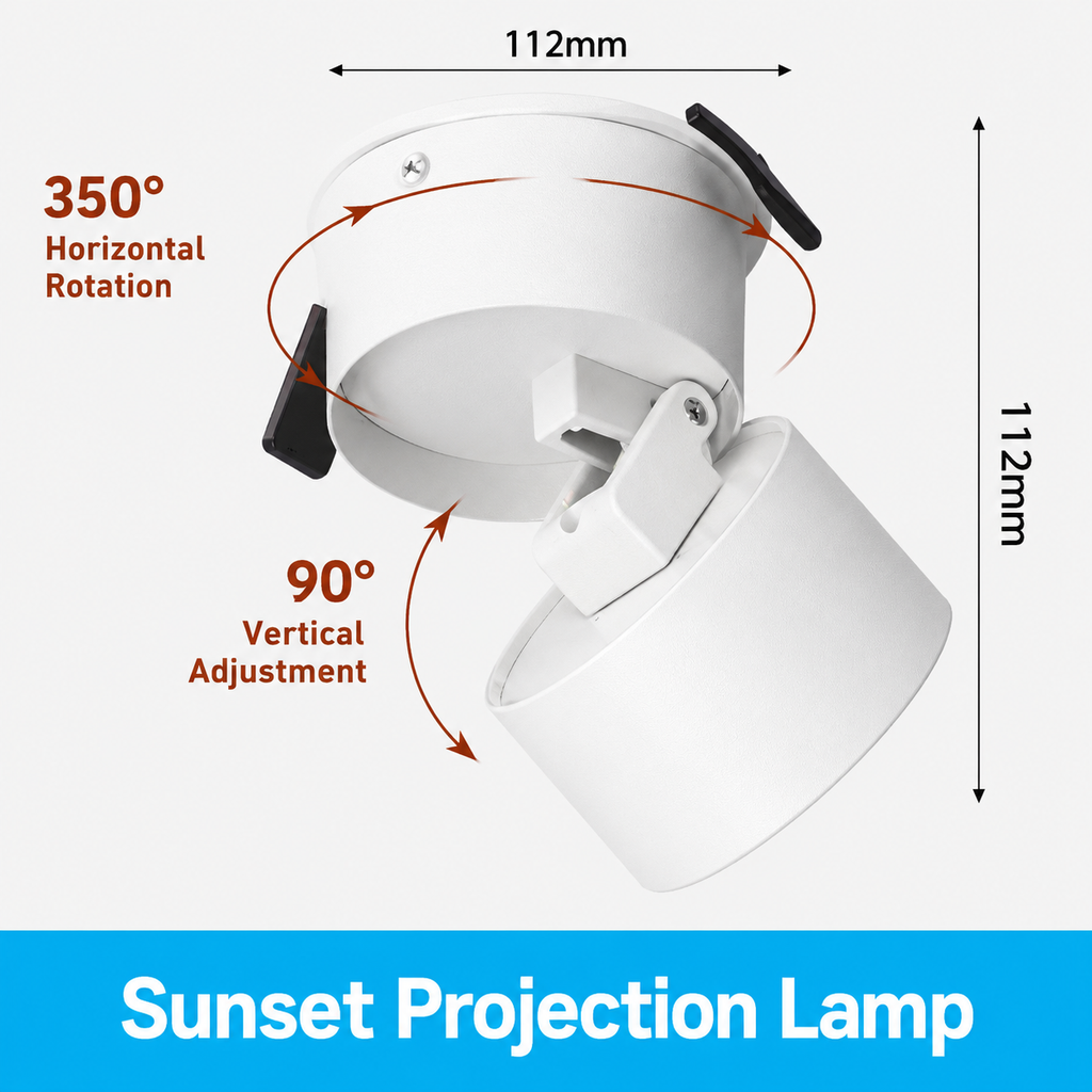 Adjustable Sunset Projection Lamp