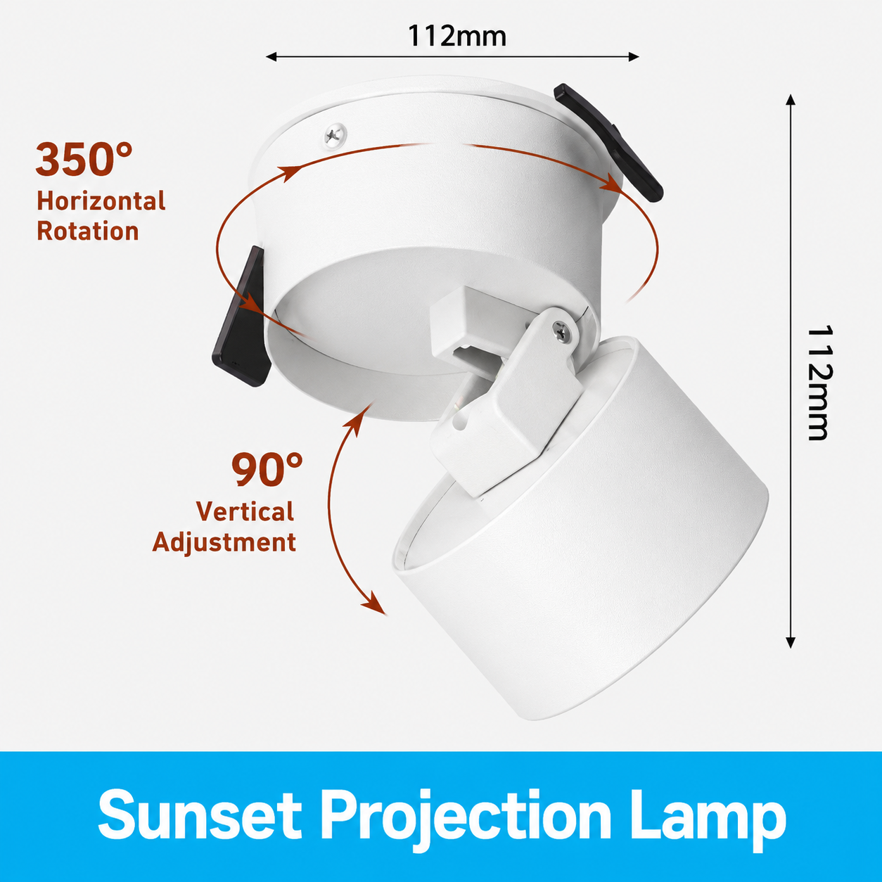 Adjustable Sunset Projection Lamp
