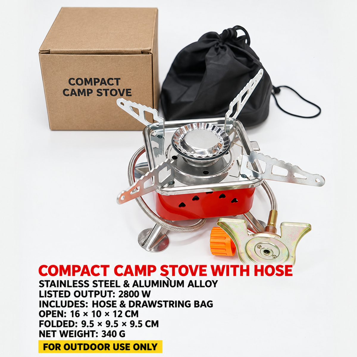 Compact Foldaway Camping Stove