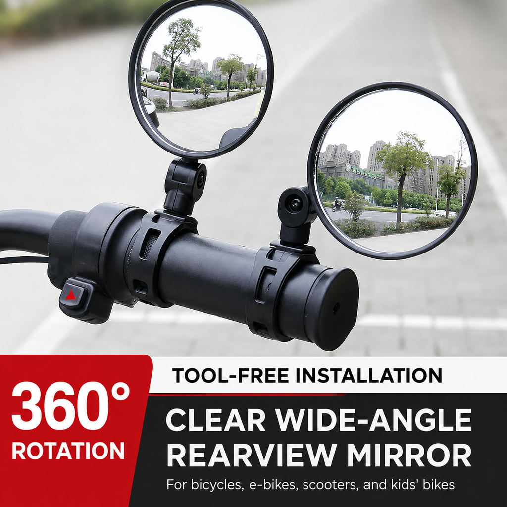 360° Bicycle Rearview Mirror