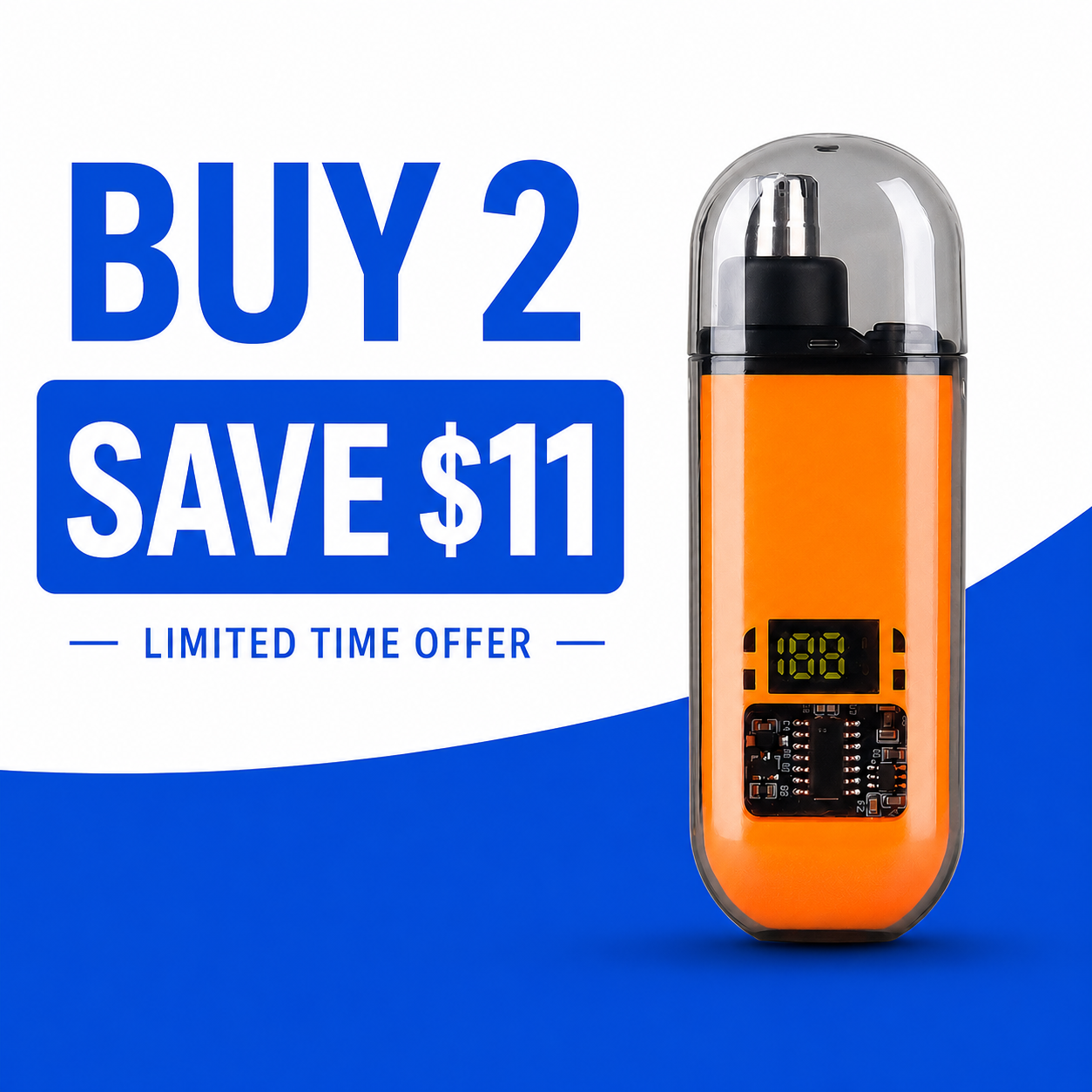 Electric nose hair trimmer