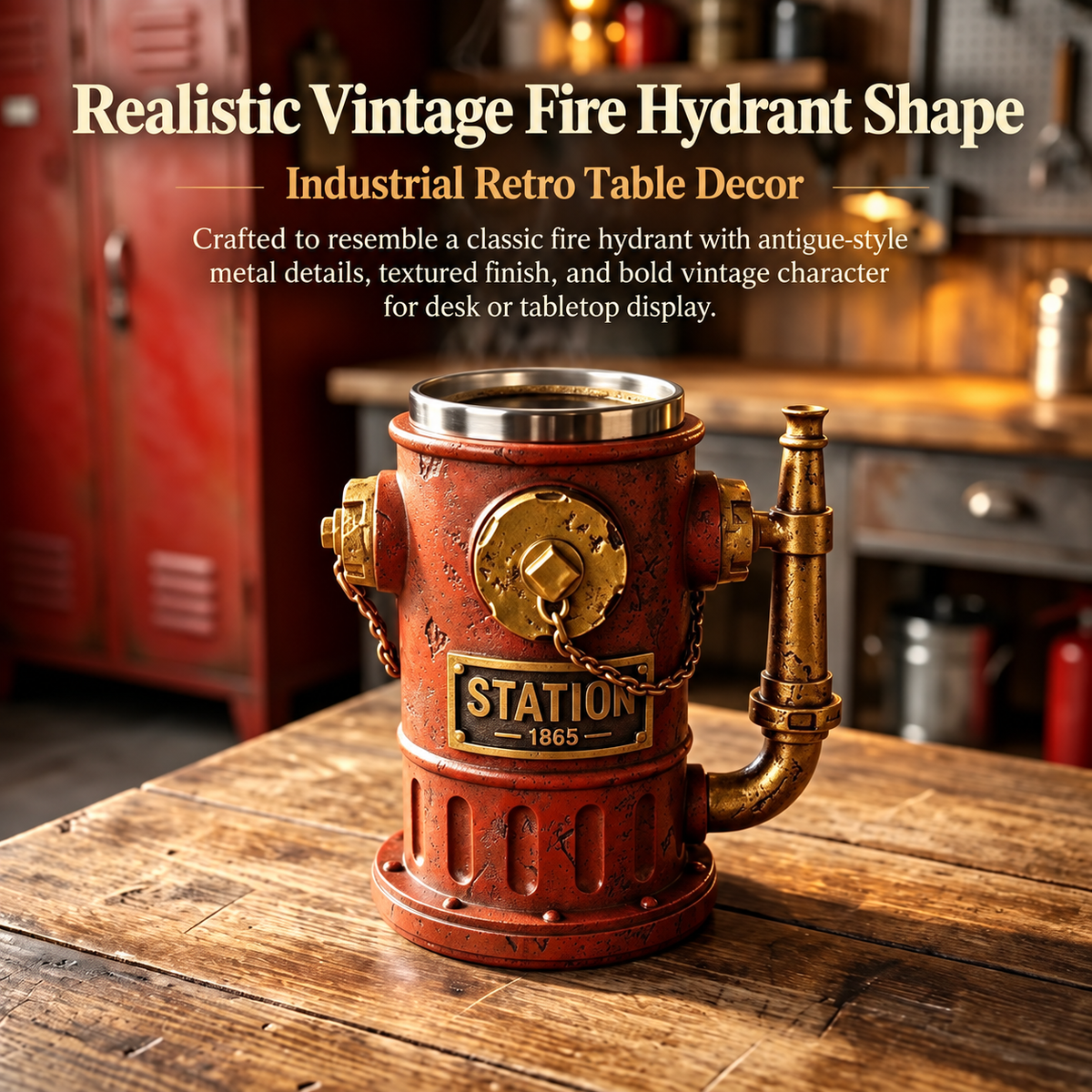 Vintage Fire Hydrant Novelty Mug