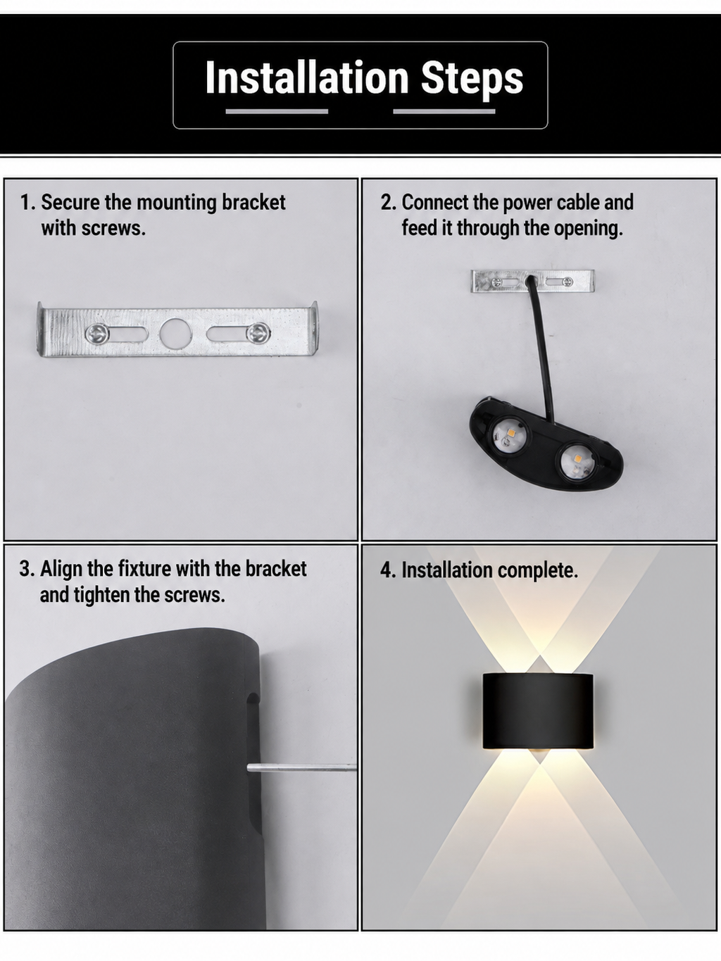 Modern Up & Down LED Wall Light