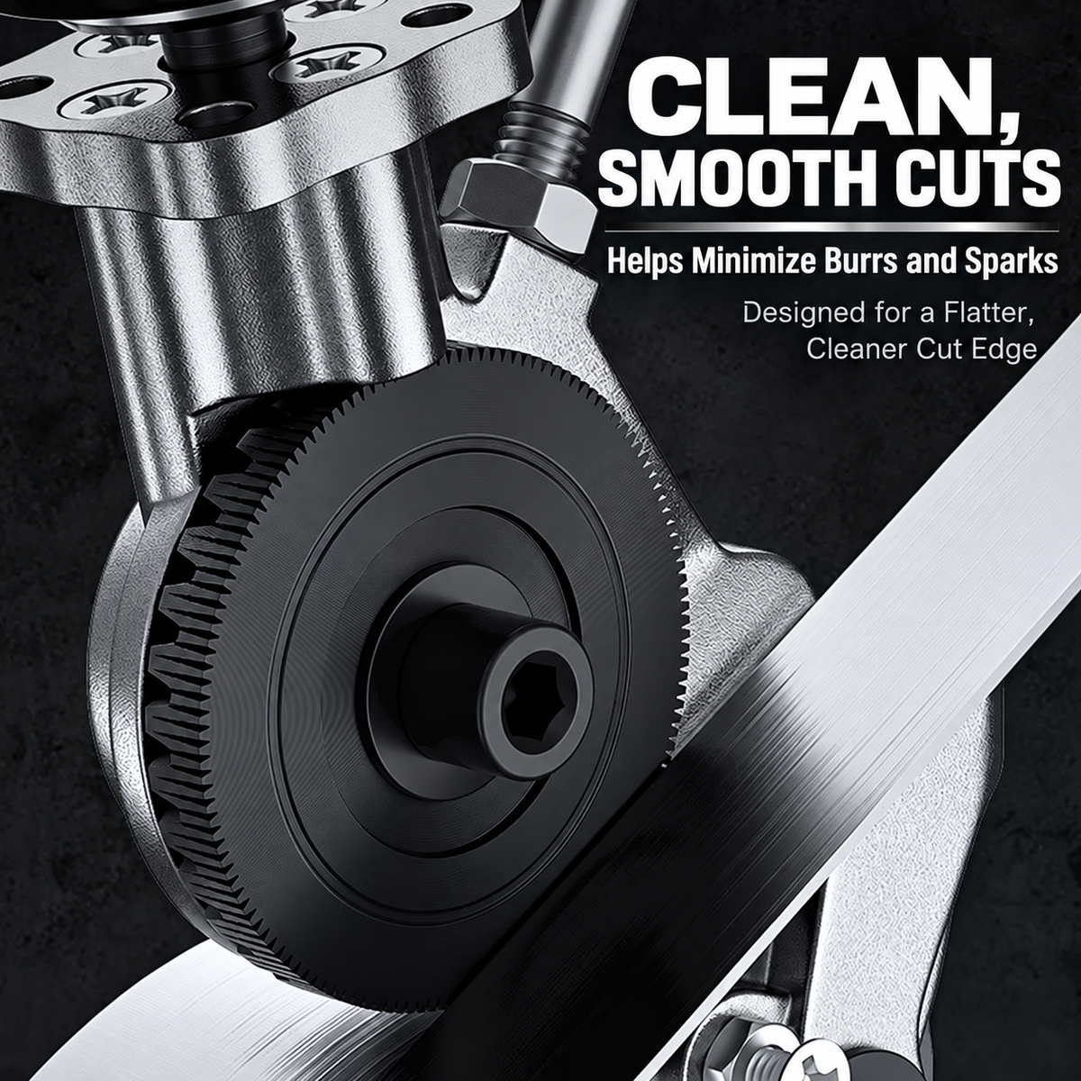 Drill-Powered Sheet Metal Cutter