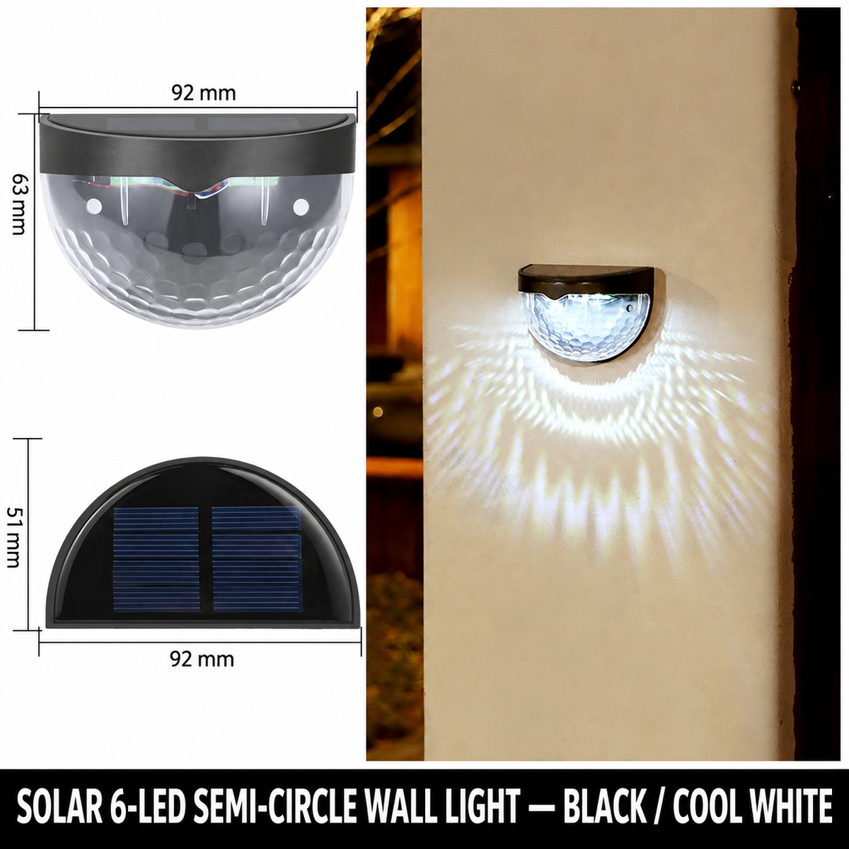 Solar Shadow Pattern Wall Light