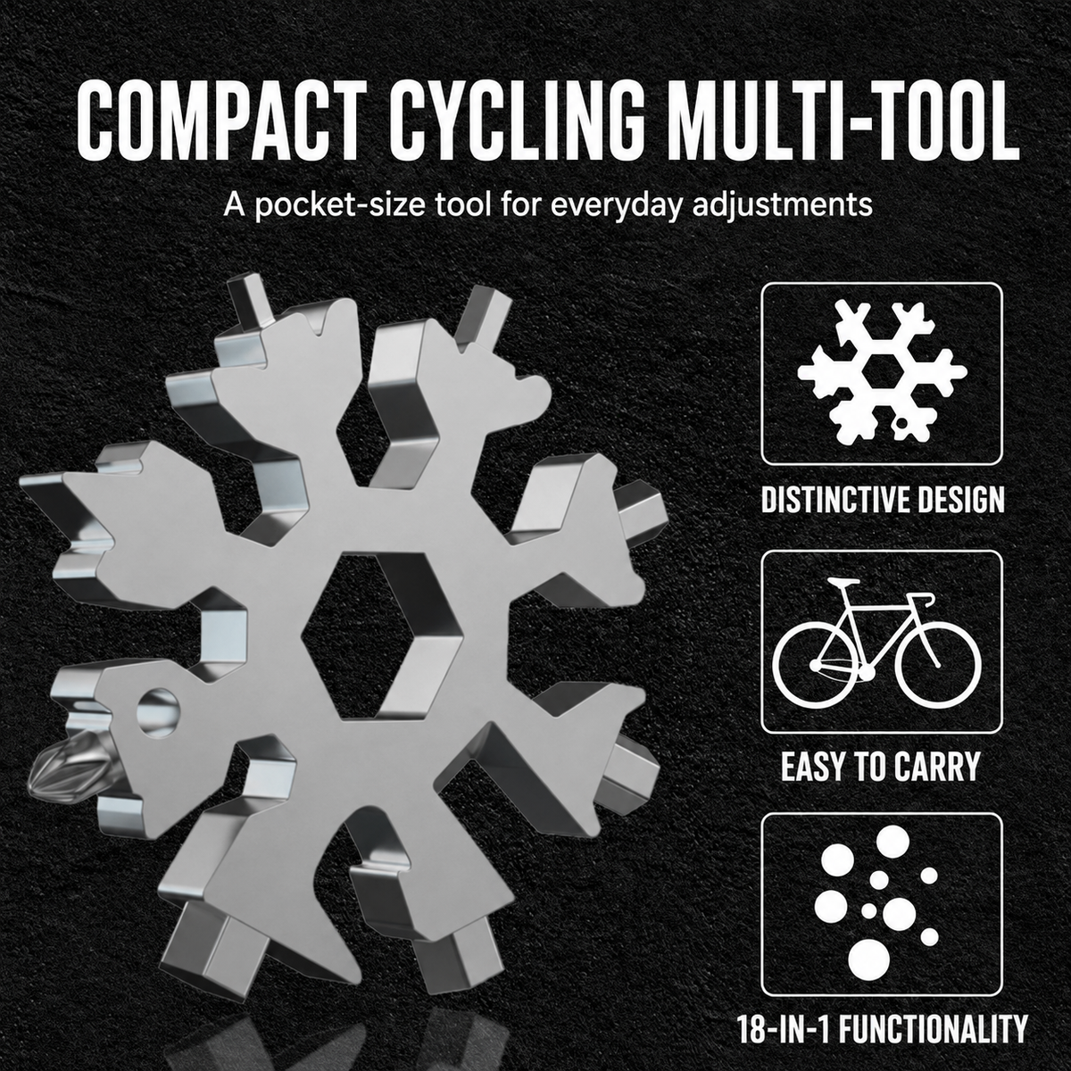 18-in-1 Snowflake Multi-Tool