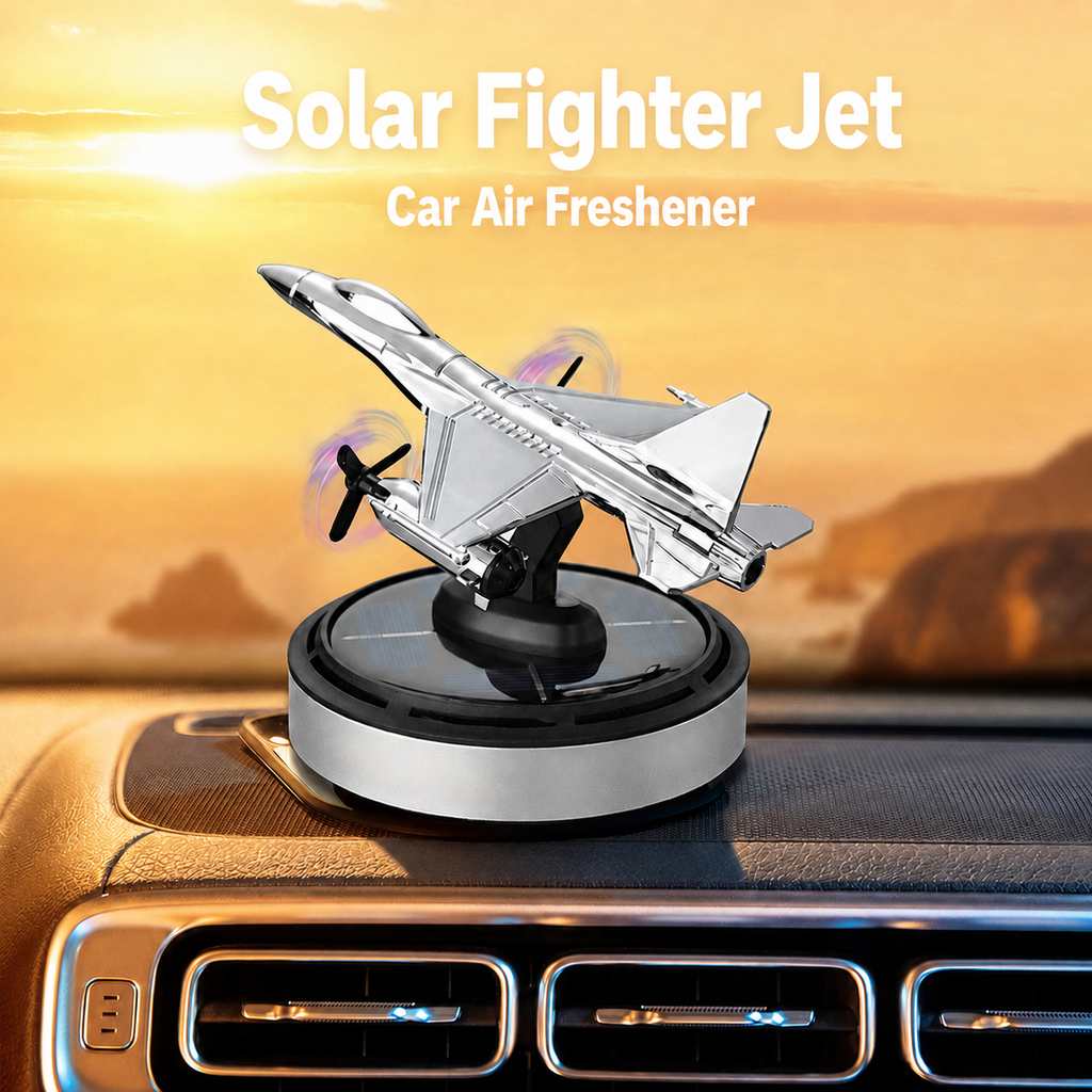 Solar Fighter Jet Car Air Freshener
