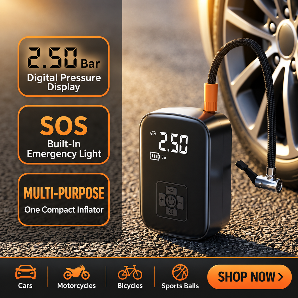 Portable Digital Tire Inflator
