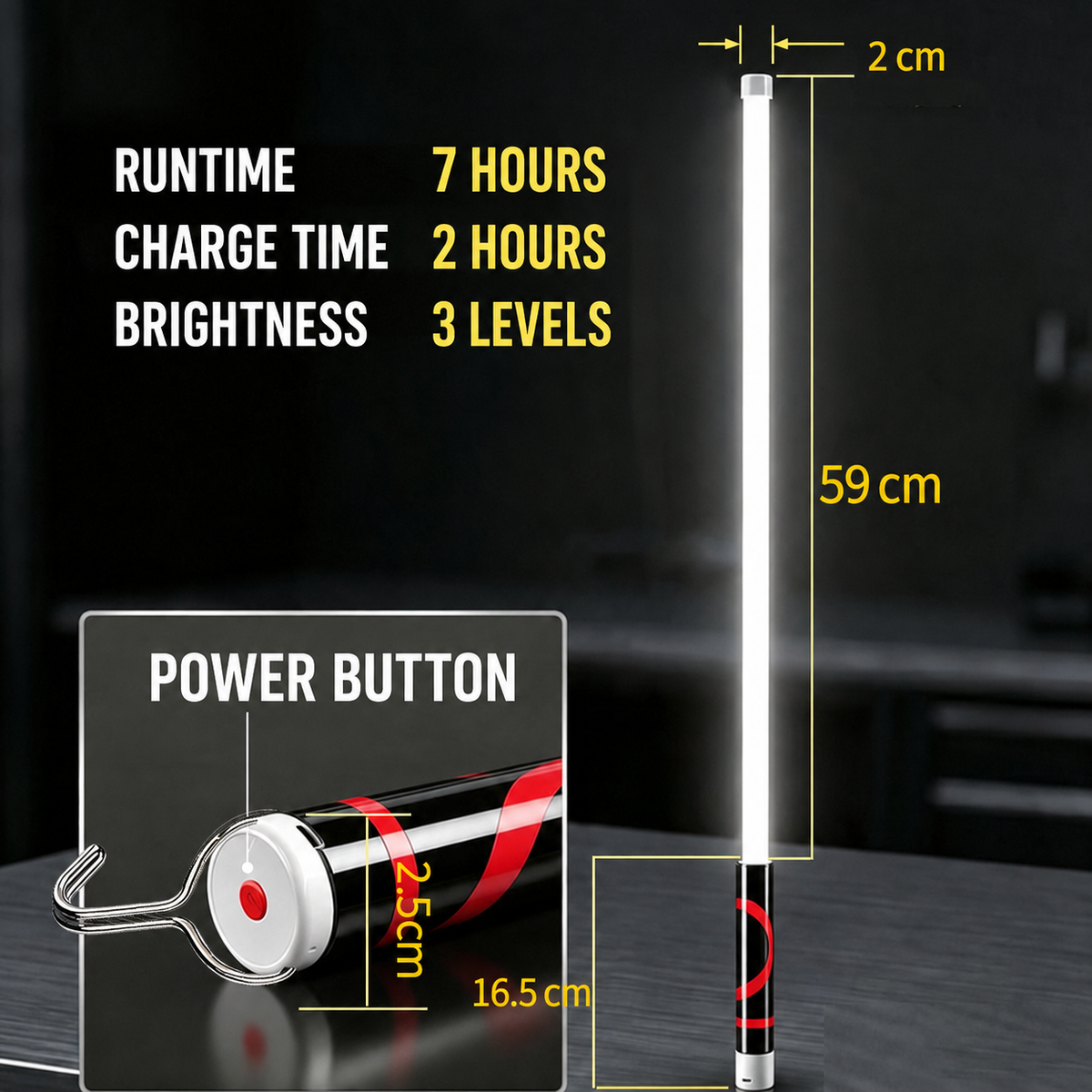 Flexible Rechargeable LED Work Light