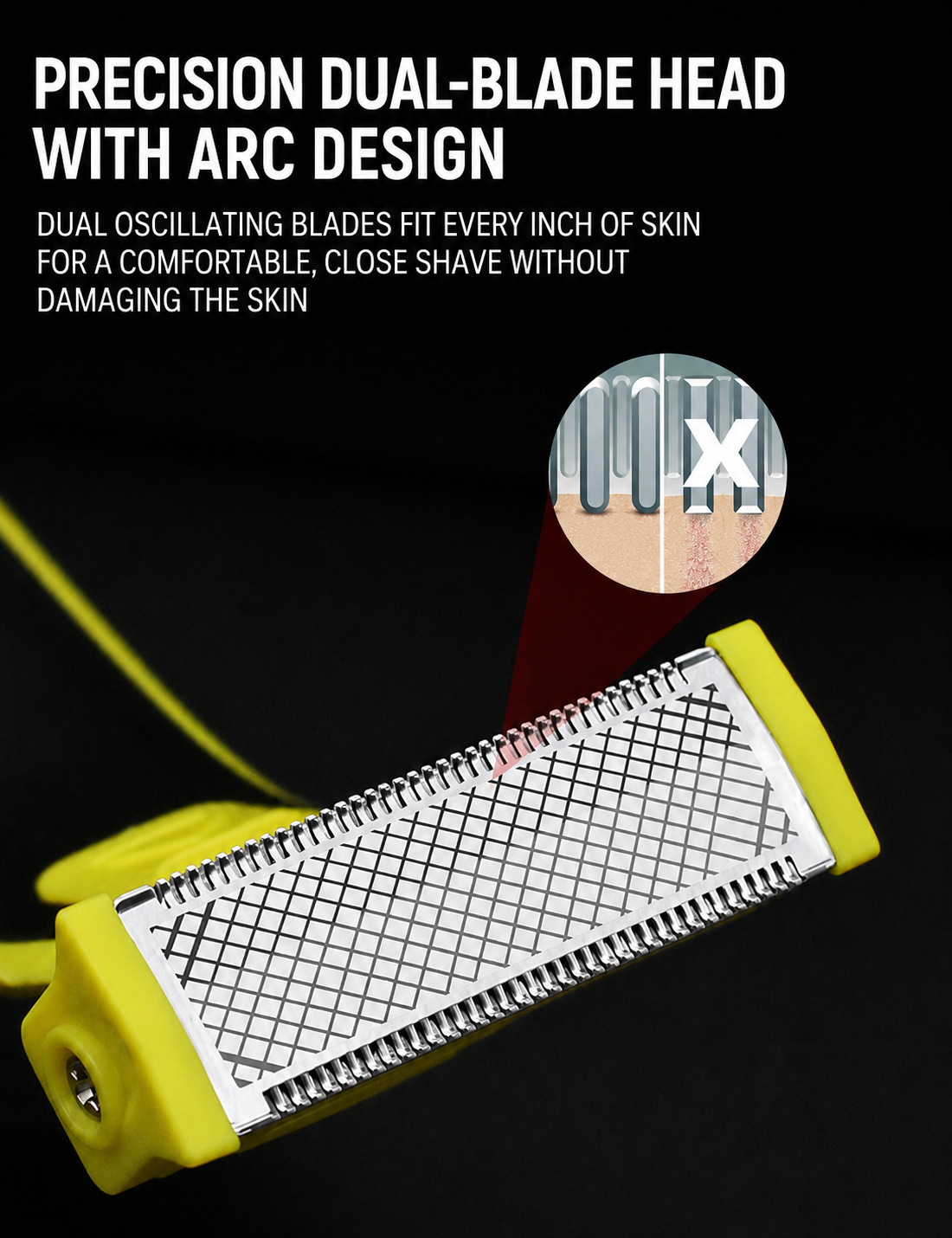 Men's Dual Blade Body Shaver