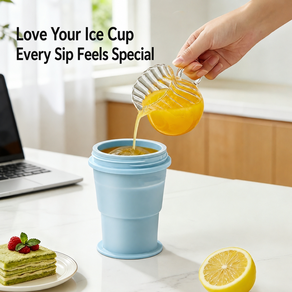 Portable Collapsible Ice Ball Maker
