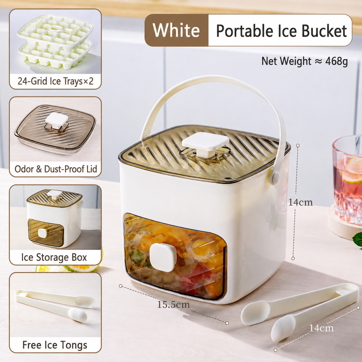 Fresh Ice Anytime — No Mess, No Touch
