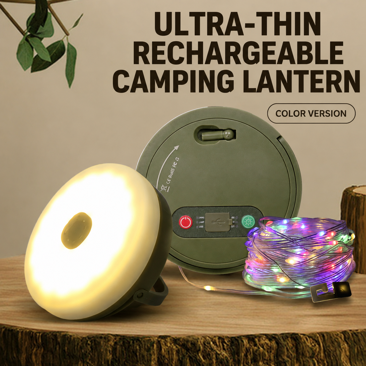 Portable Rechargeable Camping Light String