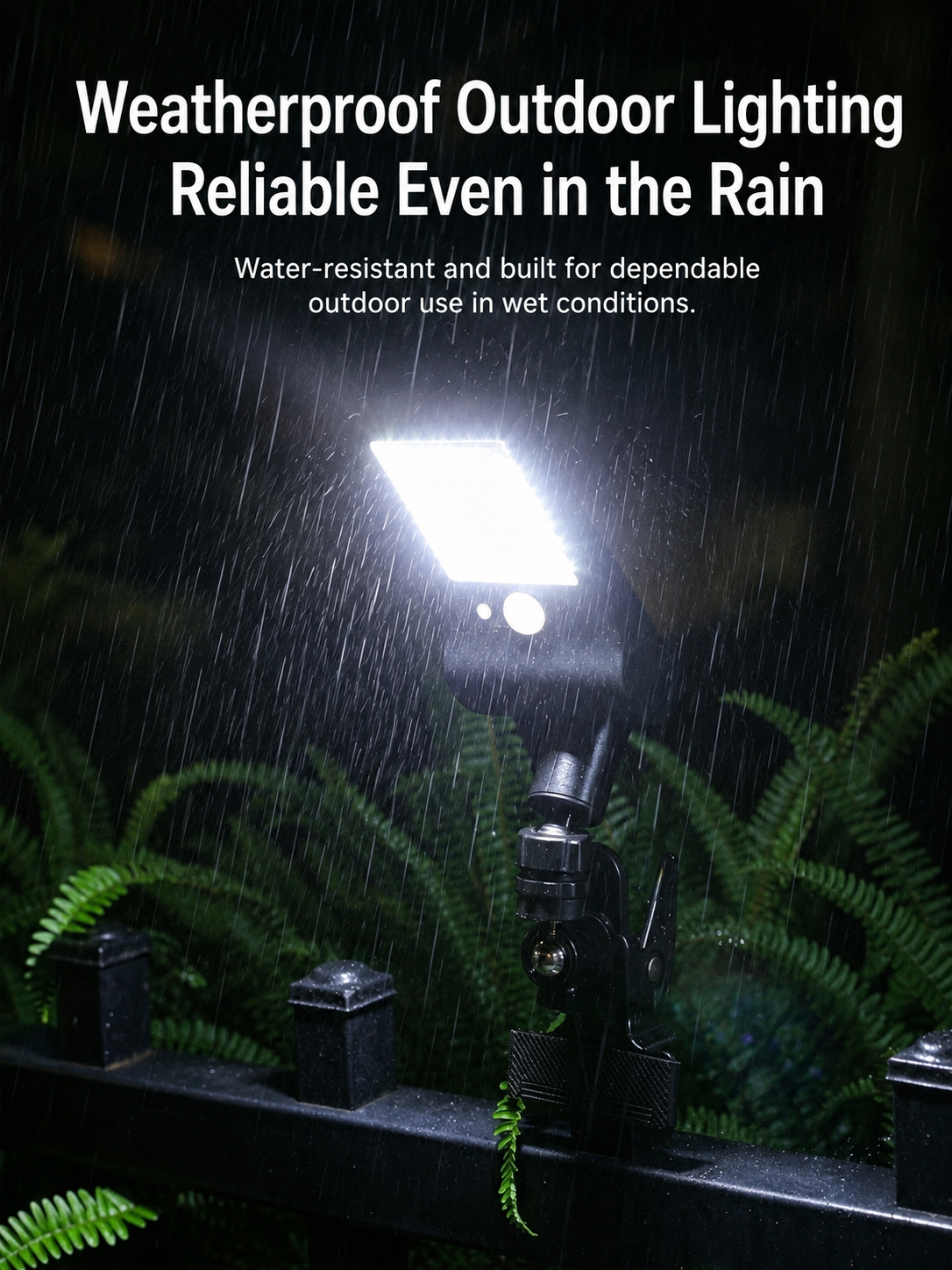 Clip-On Motion Sensor Outdoor Light