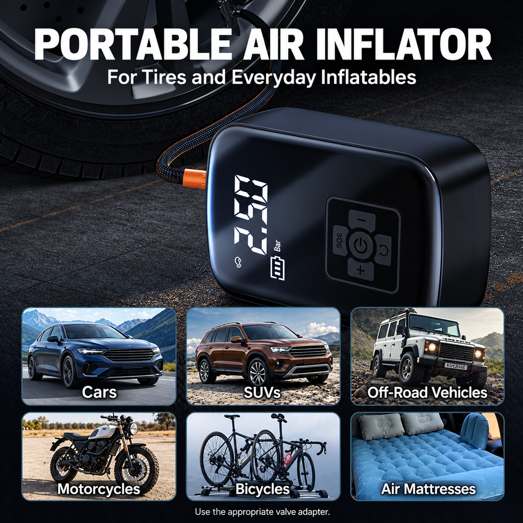 Portable Digital Tire Inflator