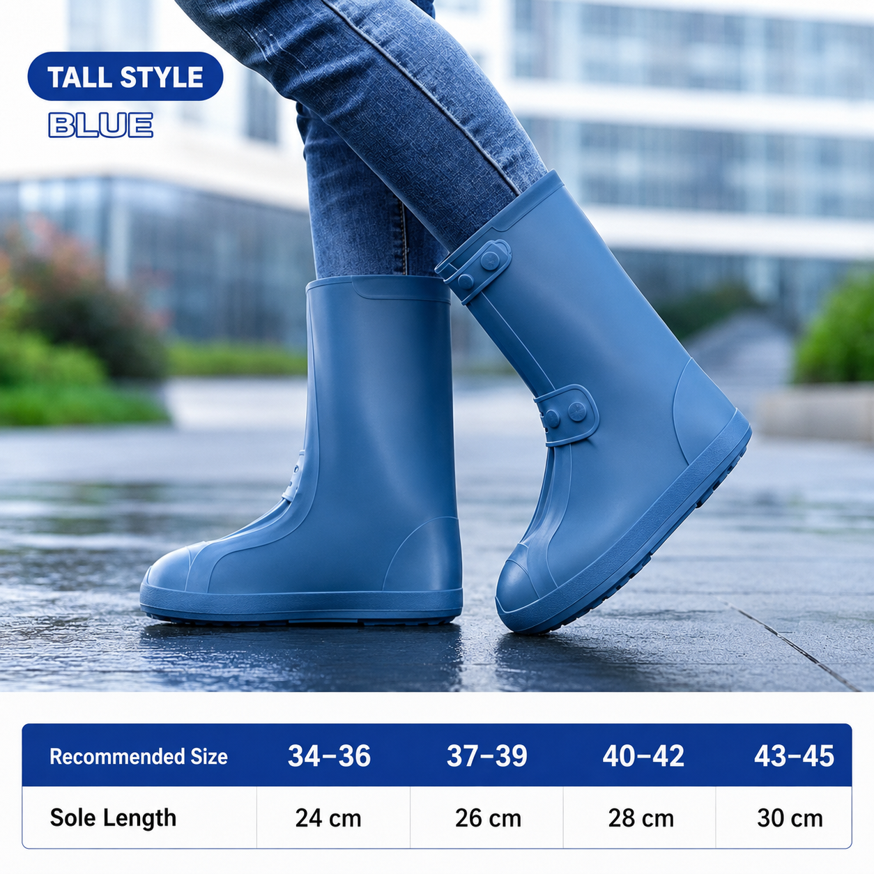 Waterproof Overshoe Rain Boots