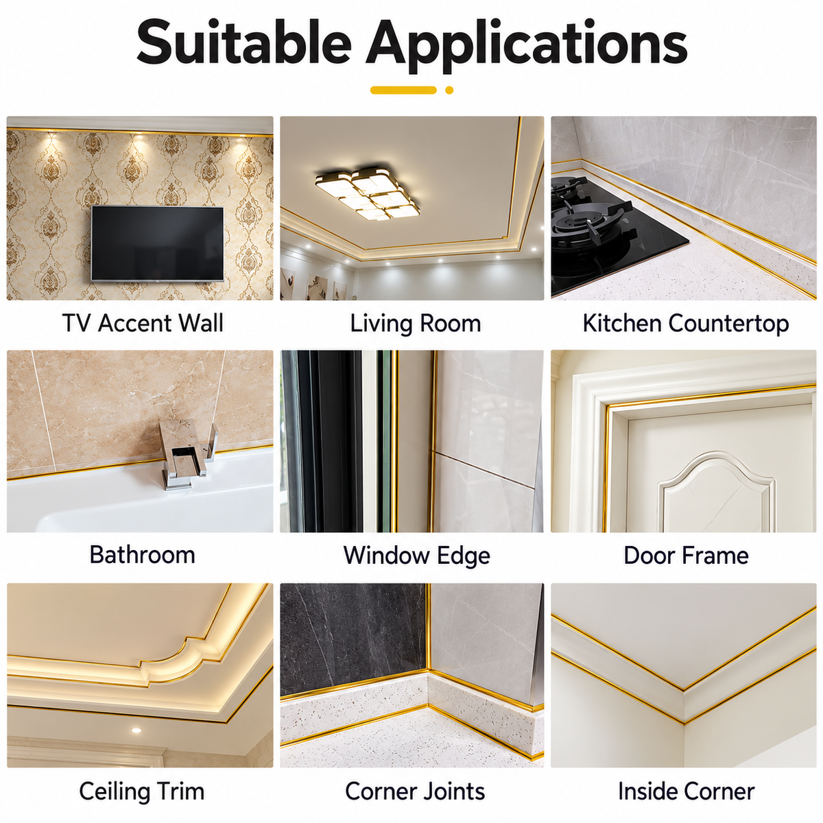 Self-Adhesive Decorative Trim Tape