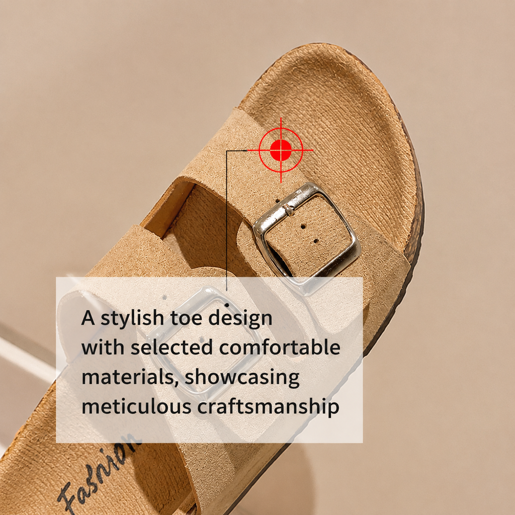 Men's Double Buckle Comfort Sandals