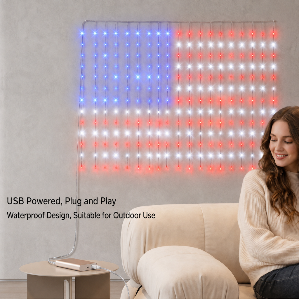Flag LED Curtain Lights