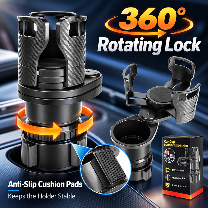 Expandable Dual Car Cup Holder