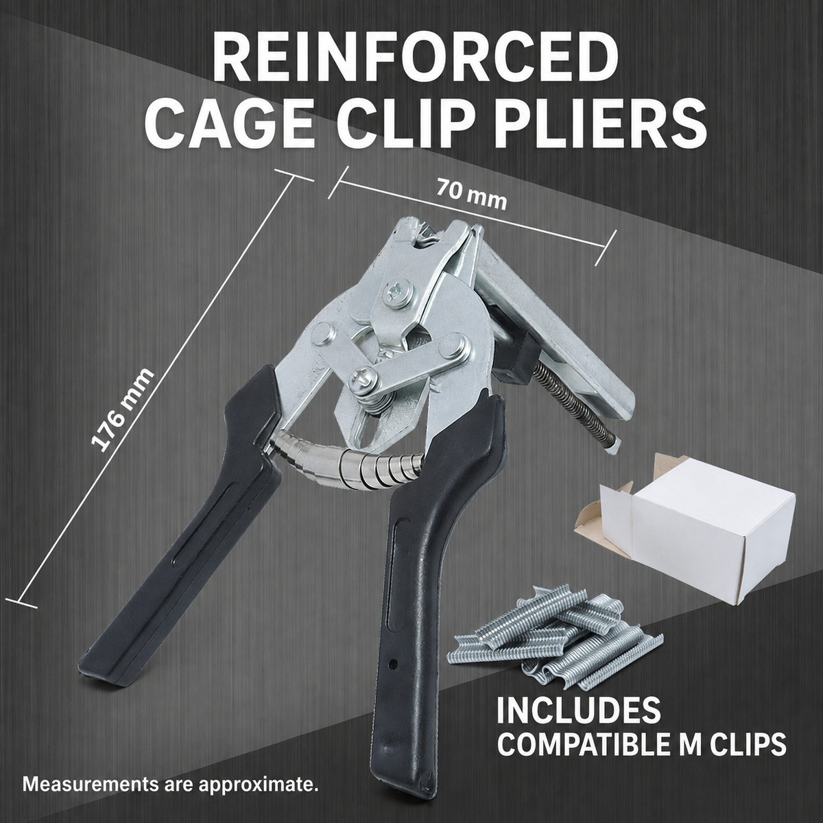 Cage Clip Pliers with M Clips