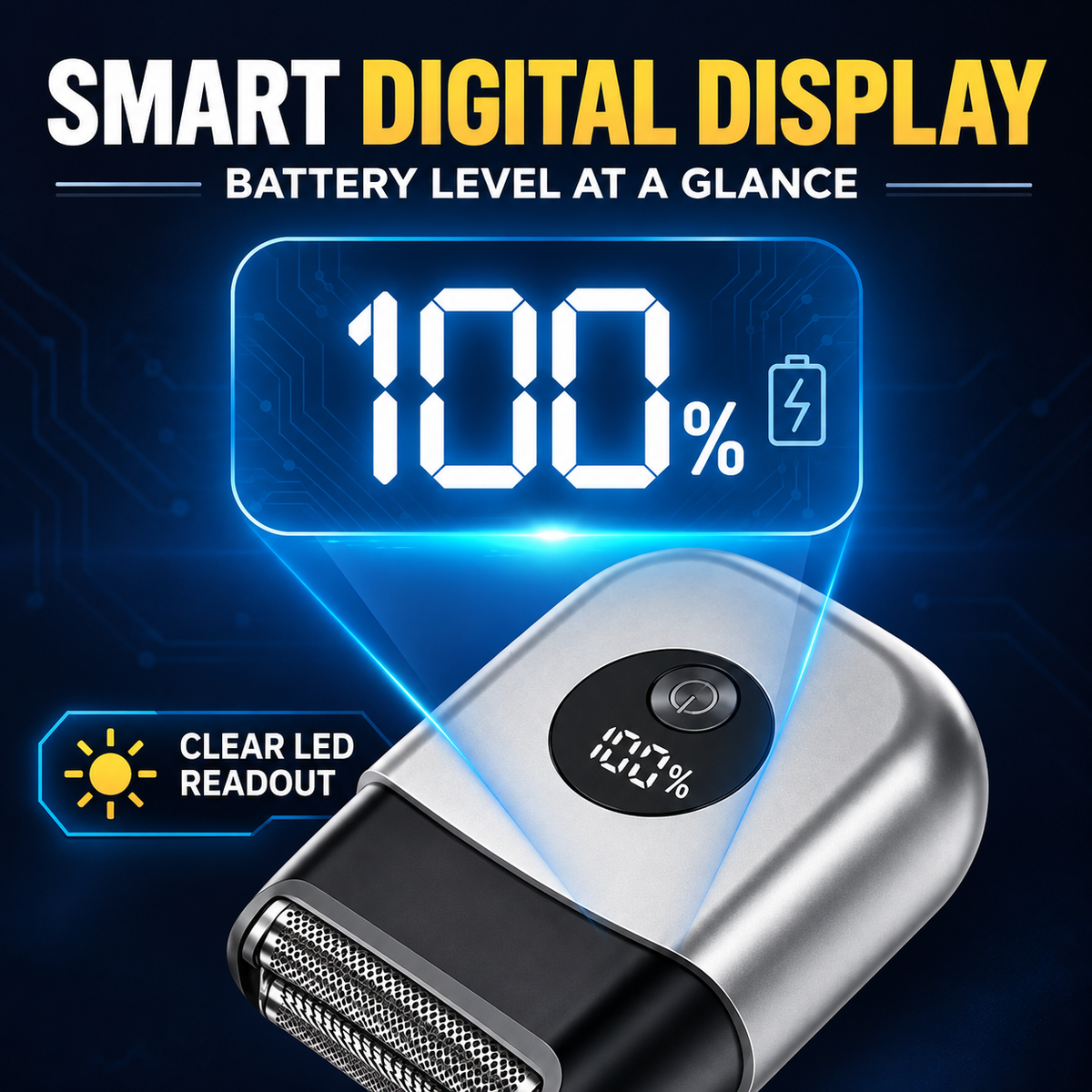 Portable Wet & Dry Foil Shaver
