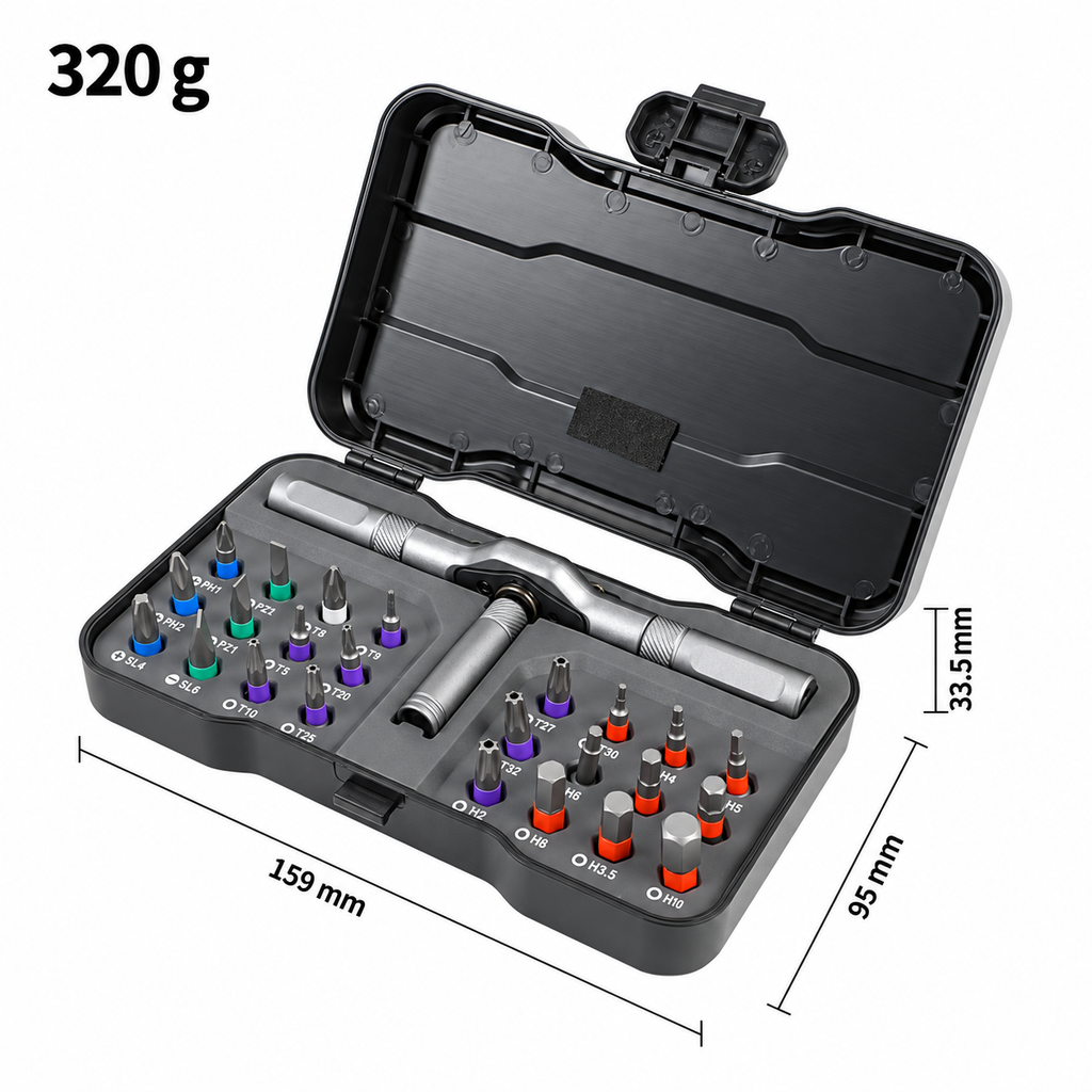 24-Bit Reversible Ratchet Set