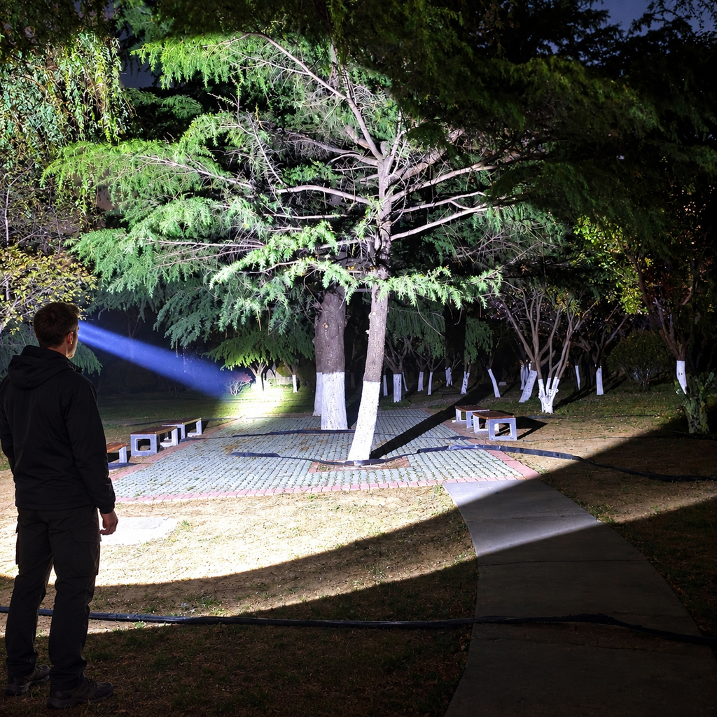 Rechargeable Outdoor Spotlight Kit