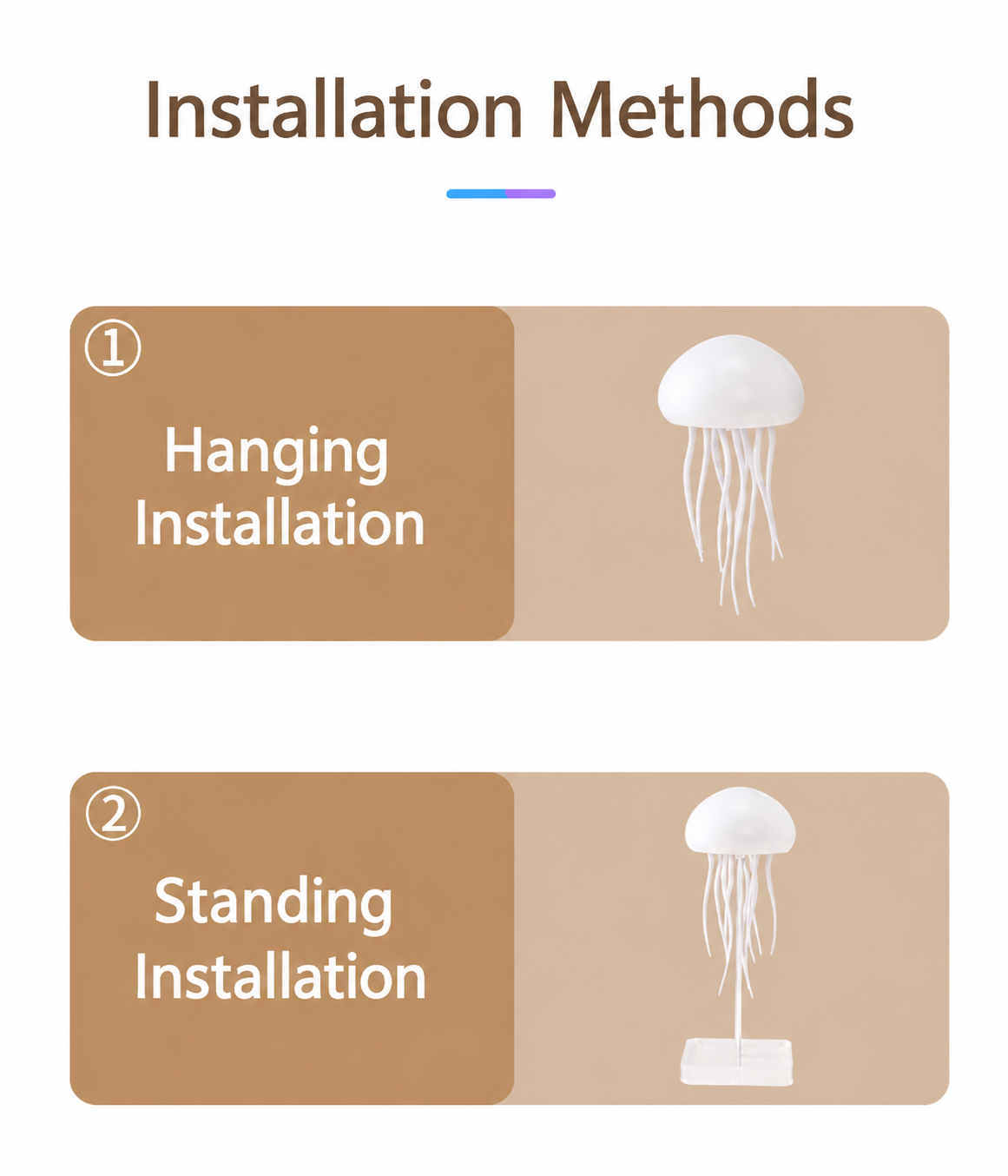 Smart Voice-Controlled Levitating Jellyfish Ambient Light